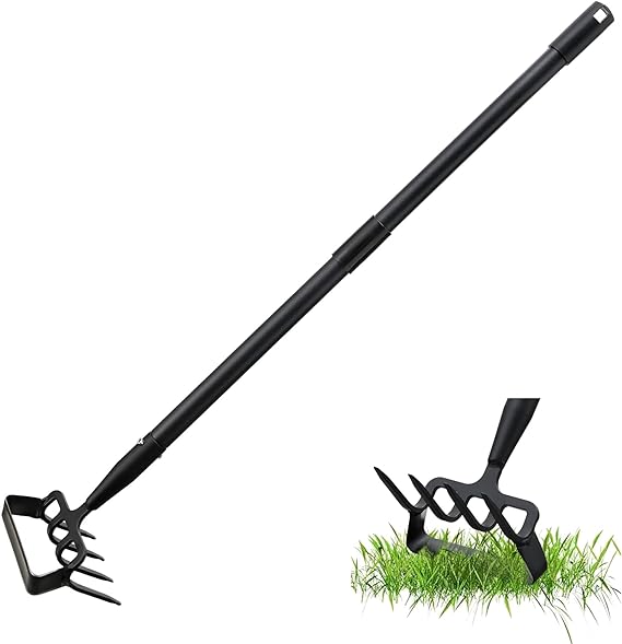 Heavy Duty Garden Hoe with 62 or 73 Inch Adjustable Handle