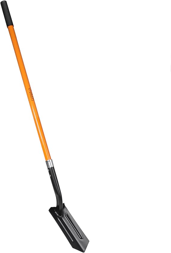 4-Inch Trenching Shovel with Fiberglass Handle, 56 Inches