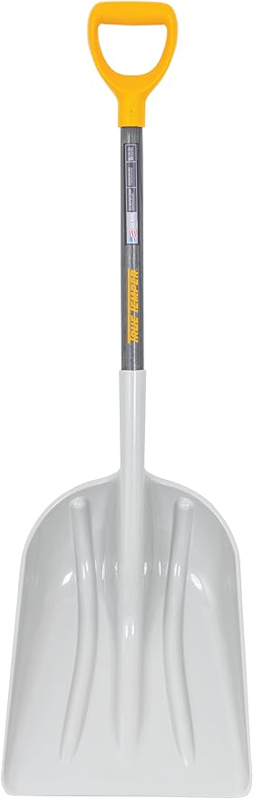 Poly Scoop Shovel with Hardwood Handle & D-Grip