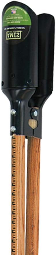 Post Hole Digger with Hardwood Measurement Handle, 58-Inch
