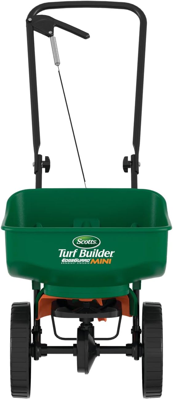 Scotts Turf Builder EdgeGuard Mini Broadcast Spreader 5,000 sq.ft.
