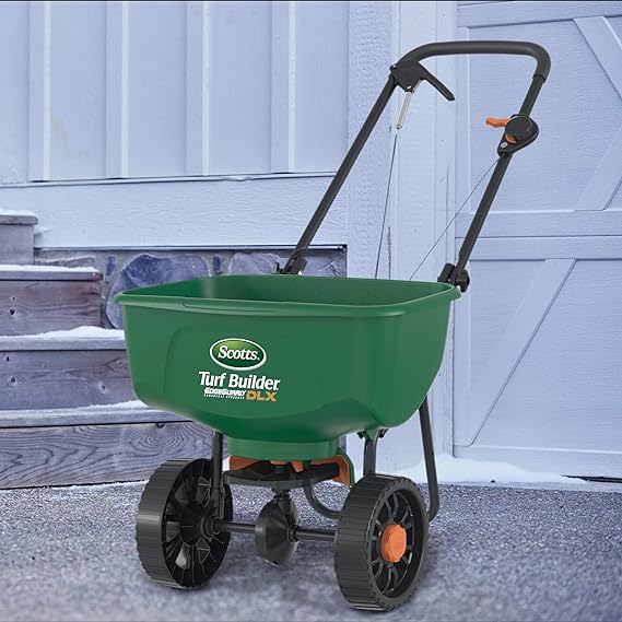 Scotts Turf Builder EdgeGuard DLX Broadcast Spreader 15,000 sq.ft.