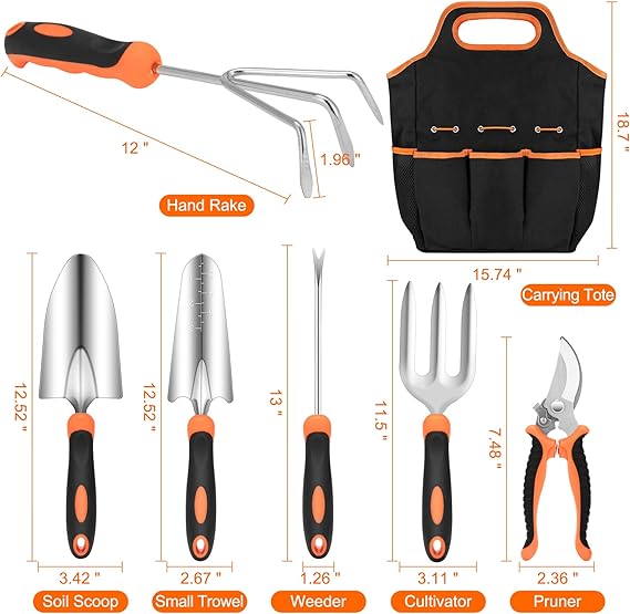 Stainless Steel Heavy Duty Gardening Tool Set