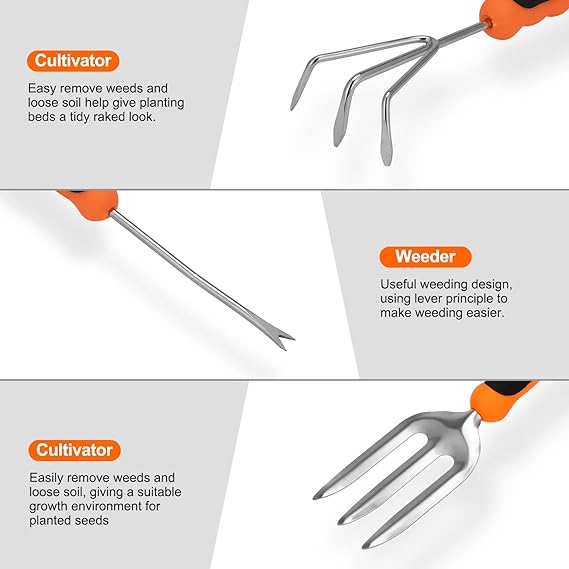 Stainless Steel Heavy Duty Gardening Tool Set