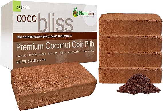 Coco Coir 650gm Bricks (5-Pack, 10-Pack, & 20-Pack)