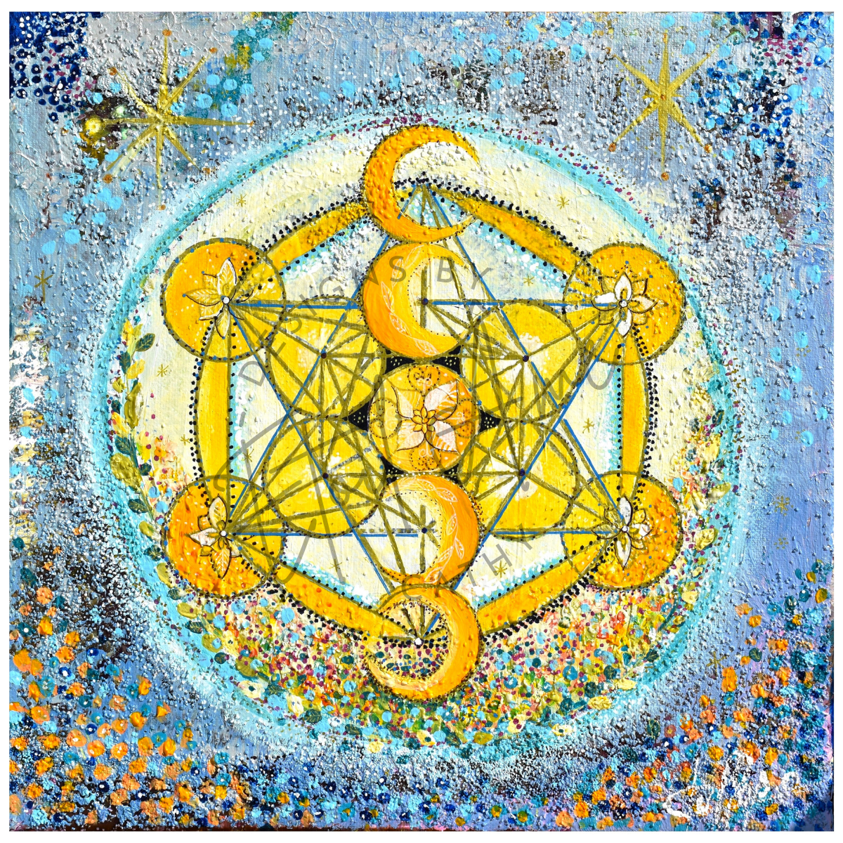 Cube de Métatron Lune