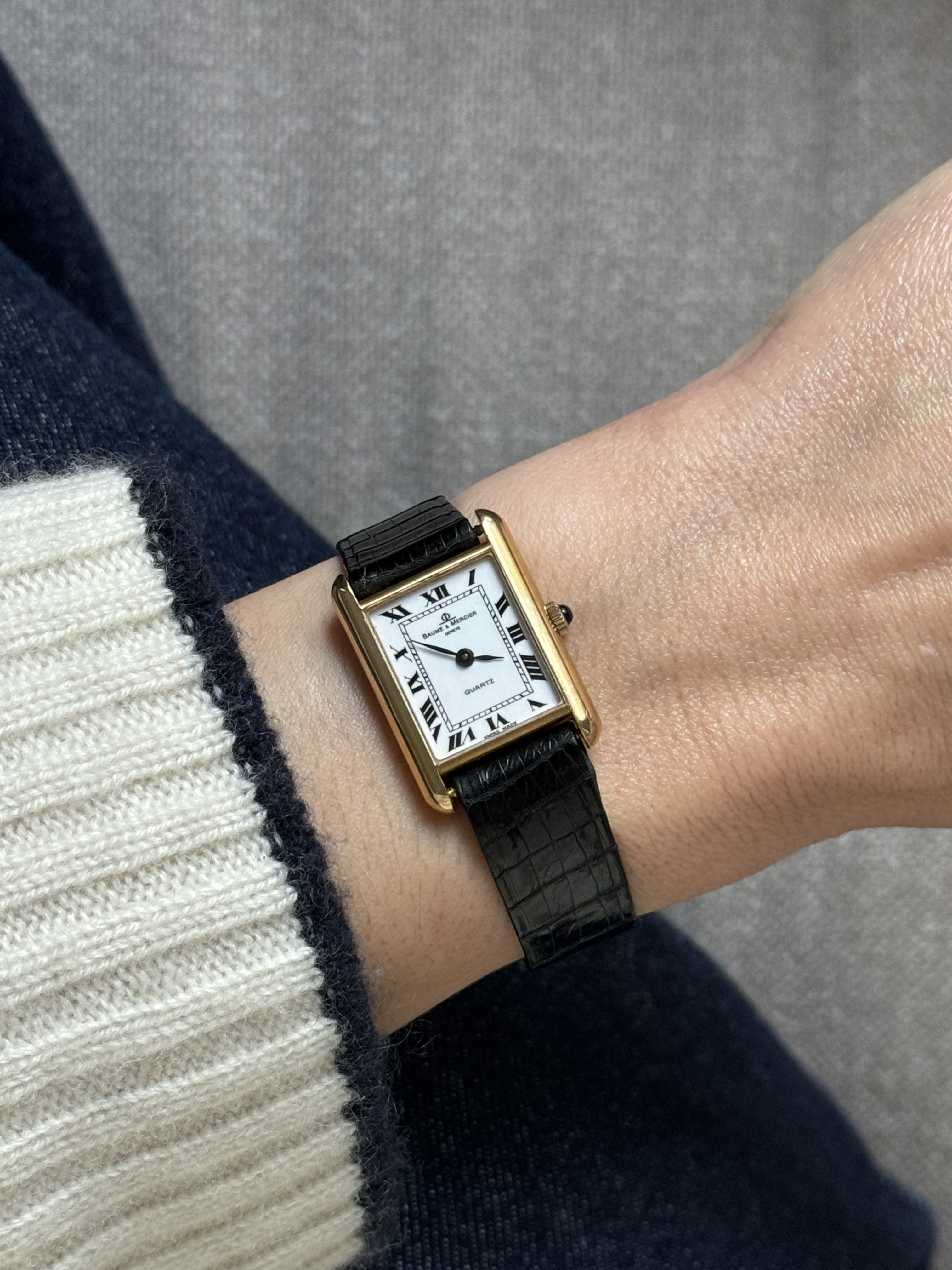 Baume & Mercier Tank 18k gold