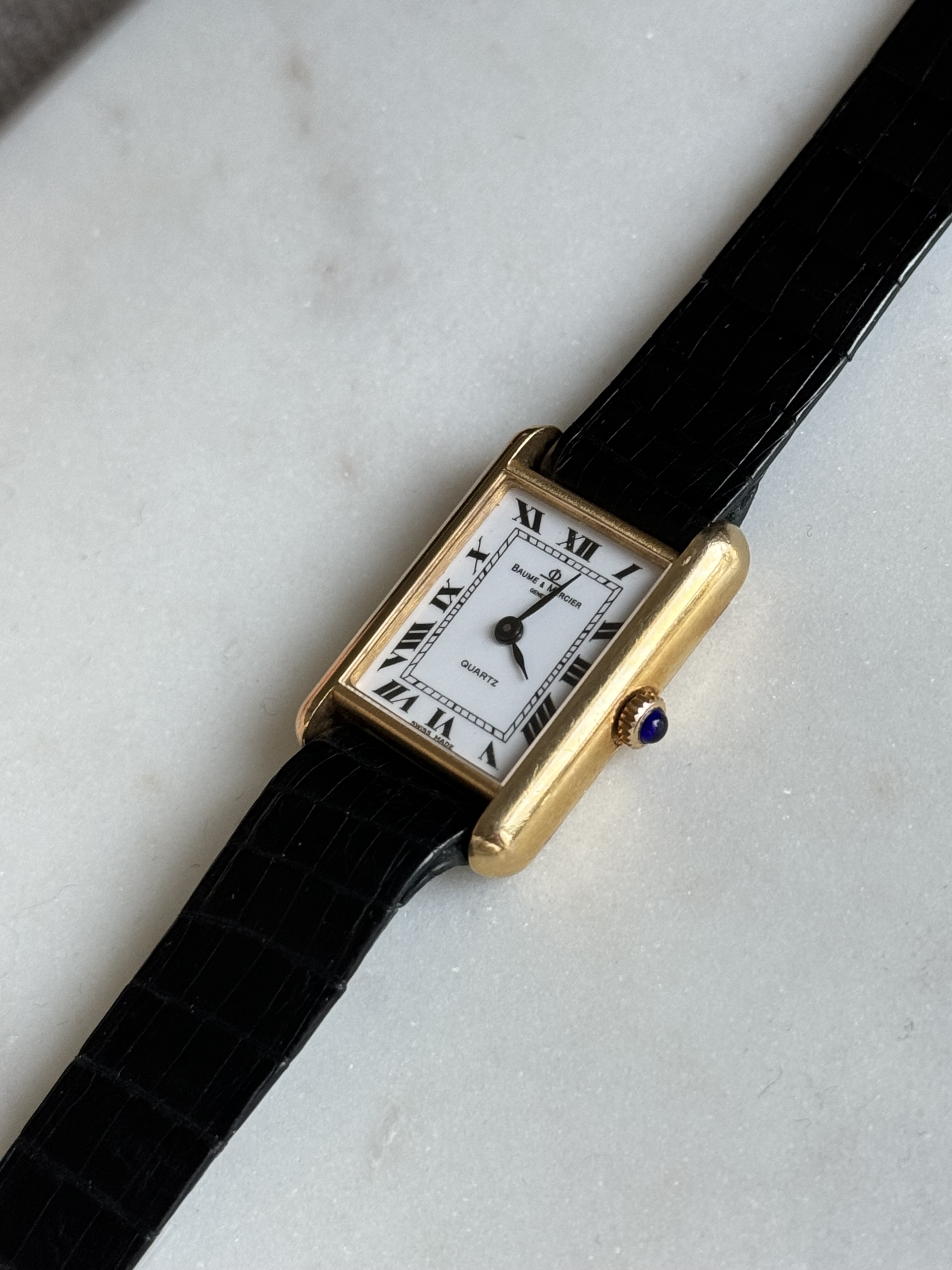 Baume & Mercier Tank 18k gold