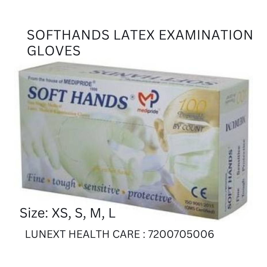 Softhands Latex examination gloves-Powdered