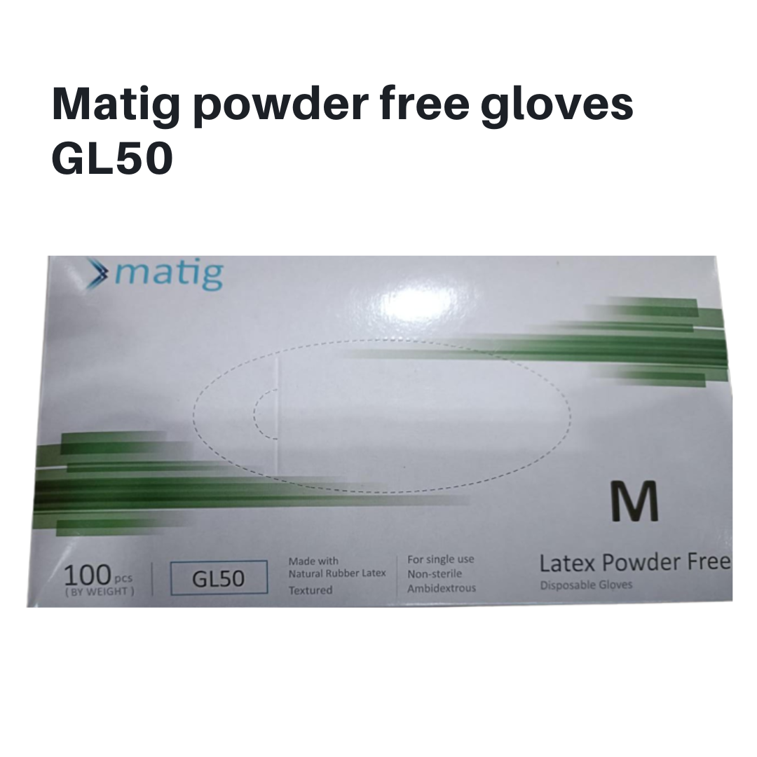 Matig Latex powder free glove