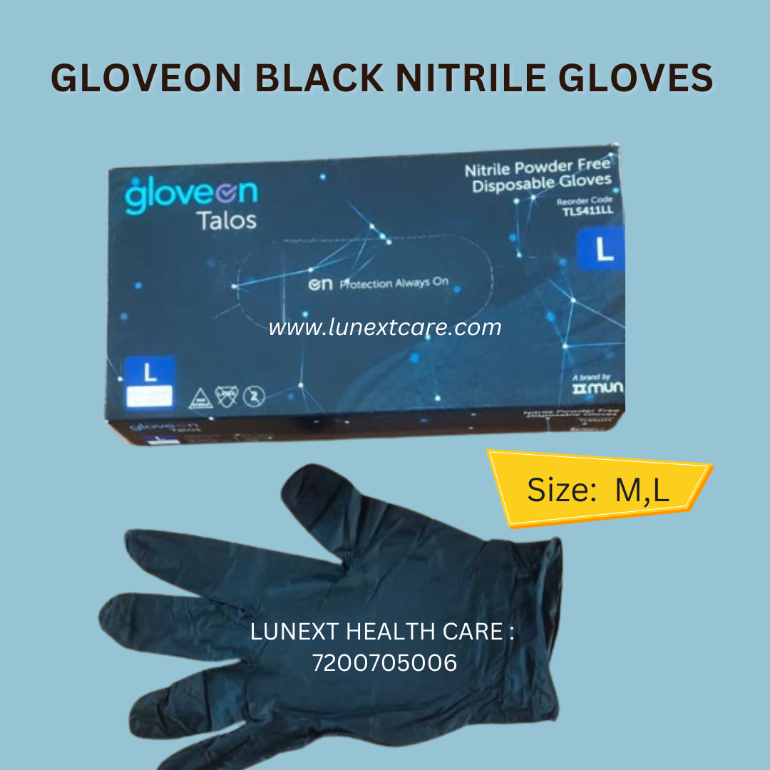 Gloveon Black Nitrile gloves