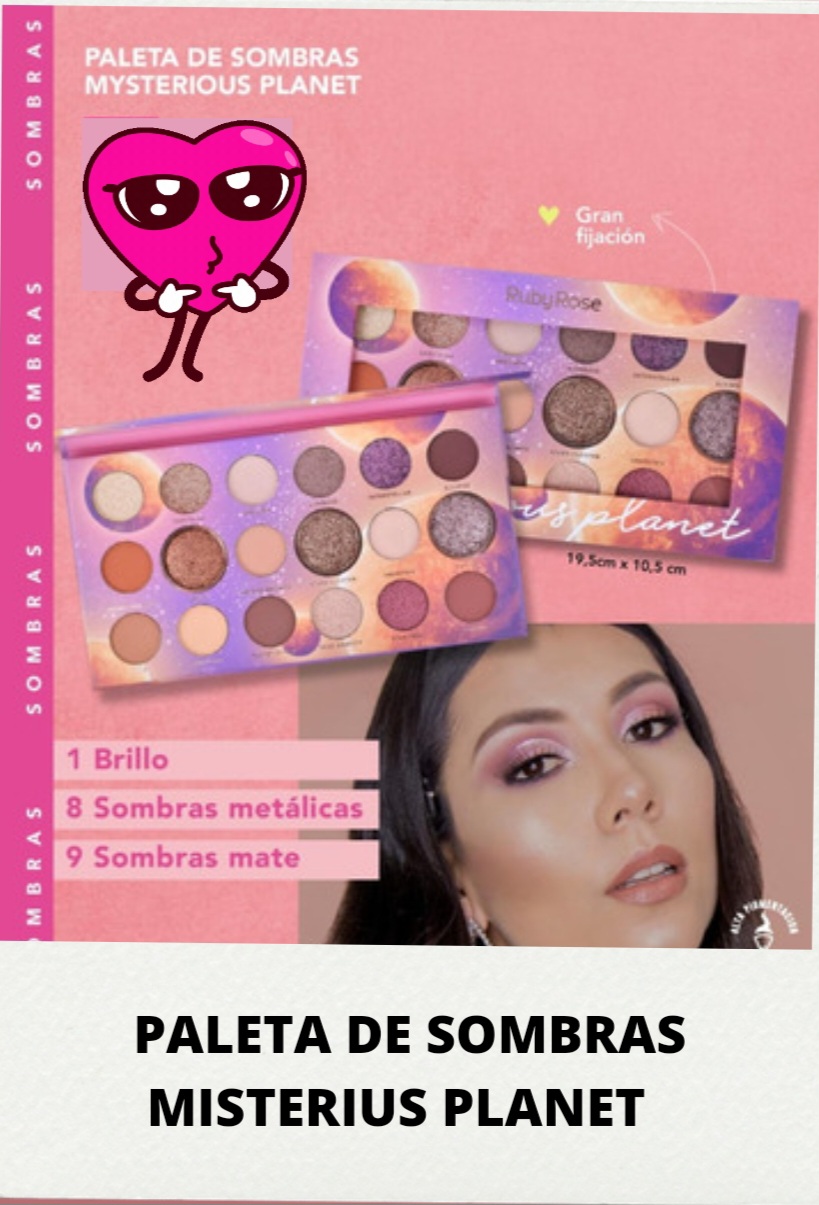 Paleta de sombras Misterius planet