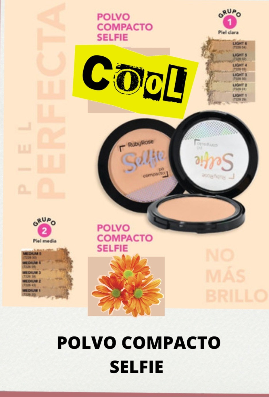 Polvo compacto selfie