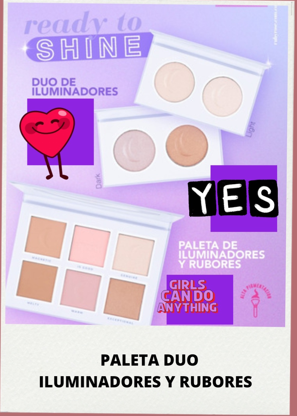 Paleta iluminadores y contorno