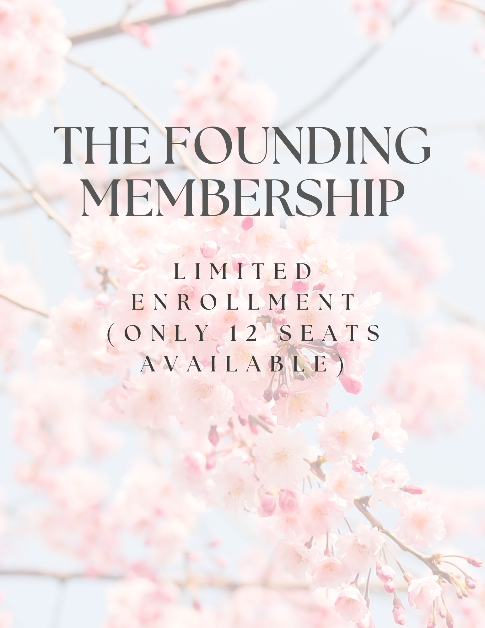 FOUNDING CIRCLE MEMBERSHIP 