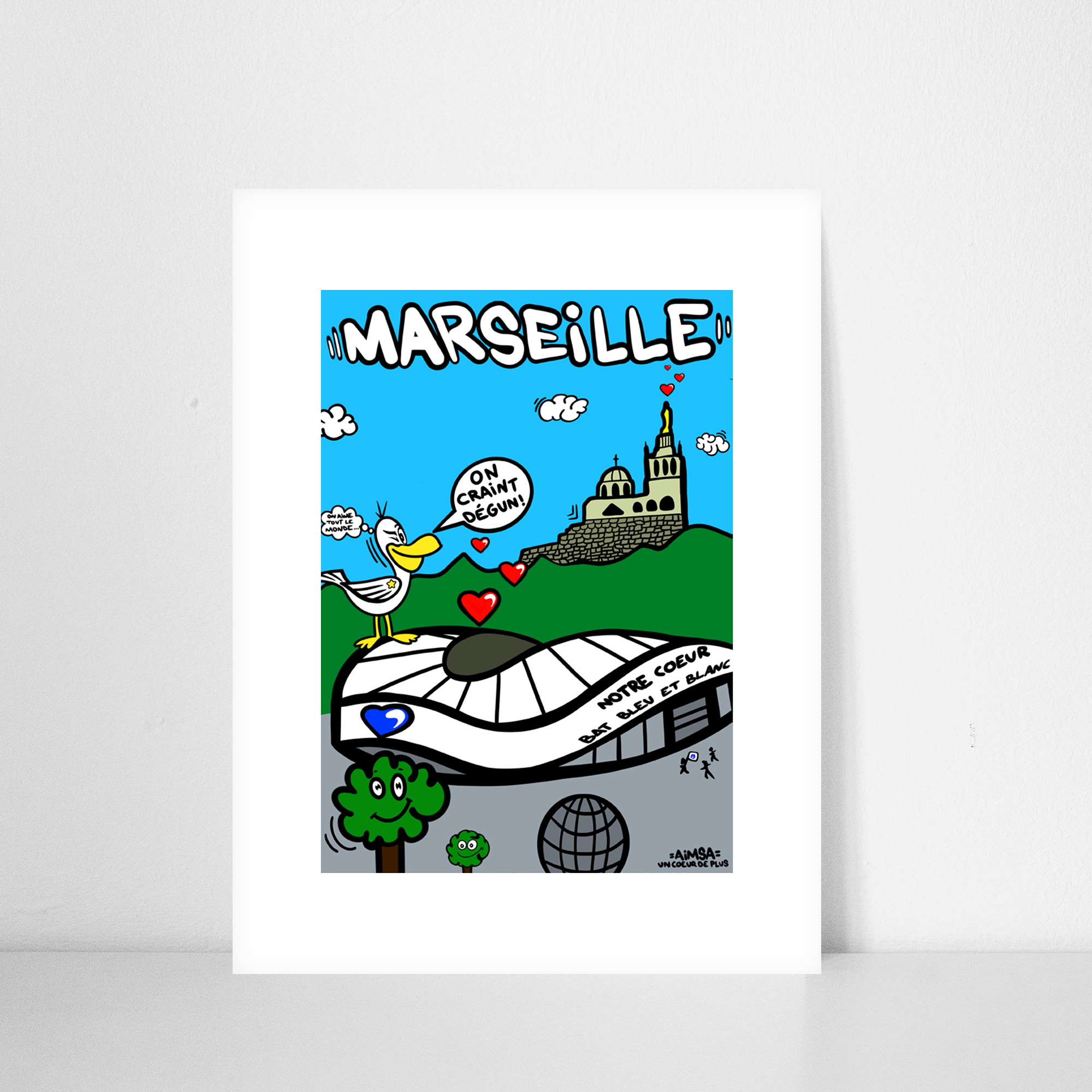 Illustration  -  " Marseille "