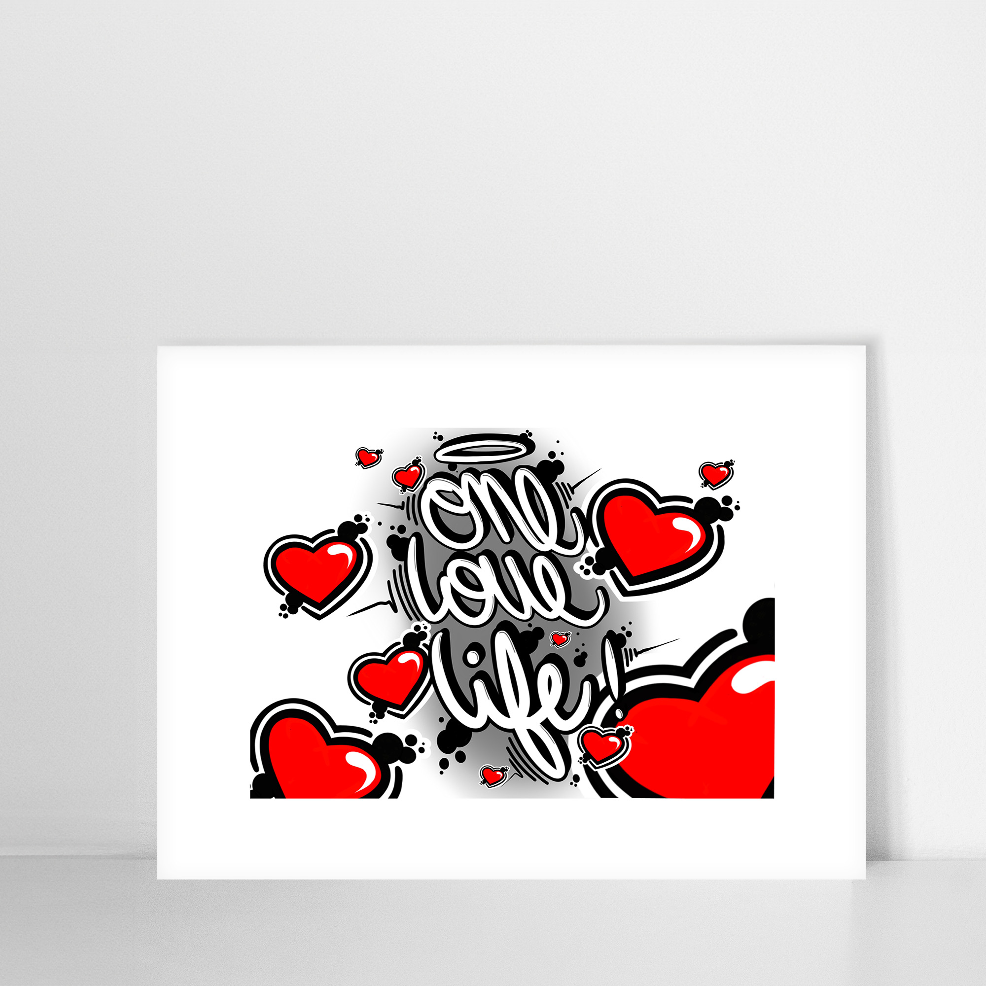 Illustration  -  "one love life"