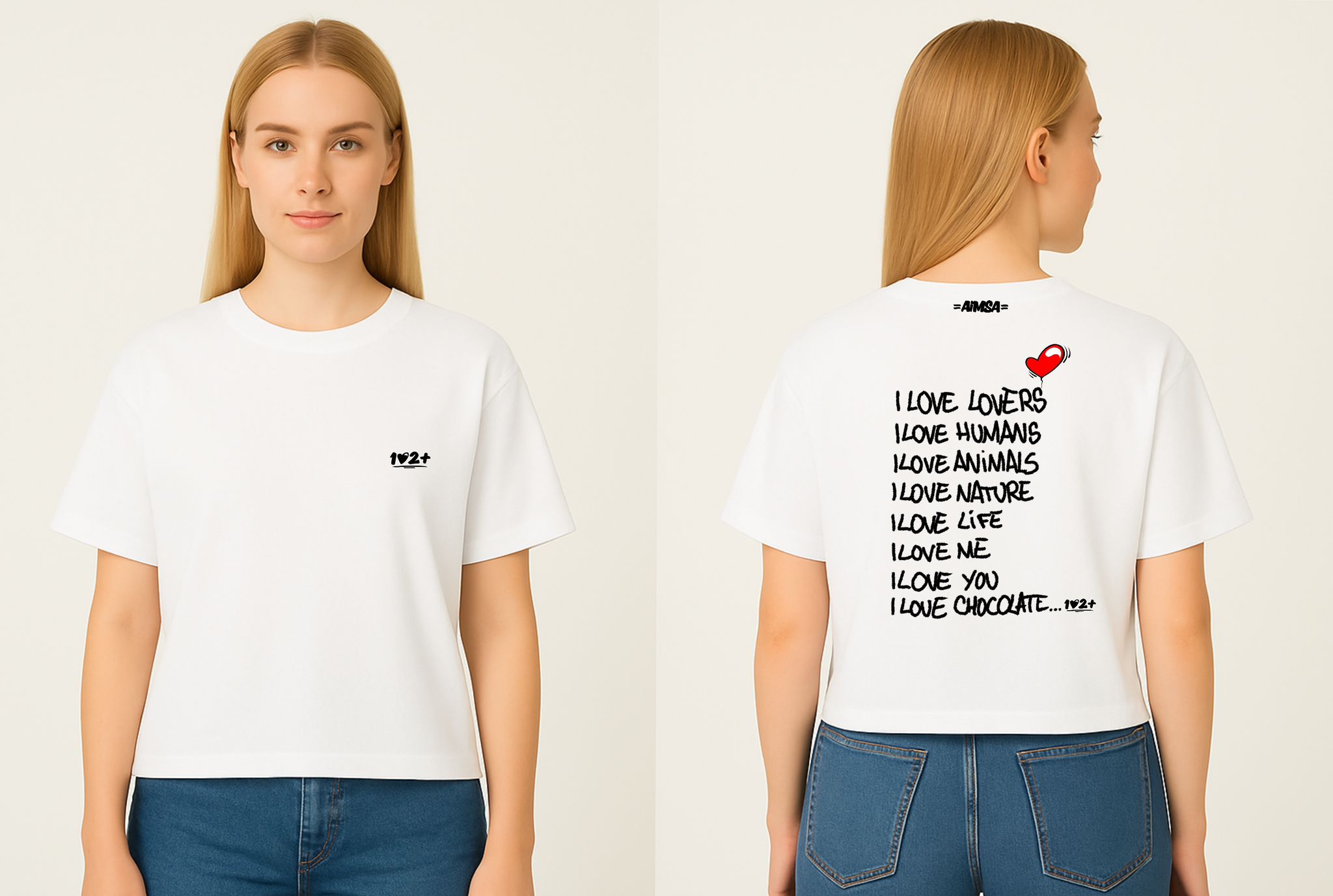 T-shirt - I love - femme
