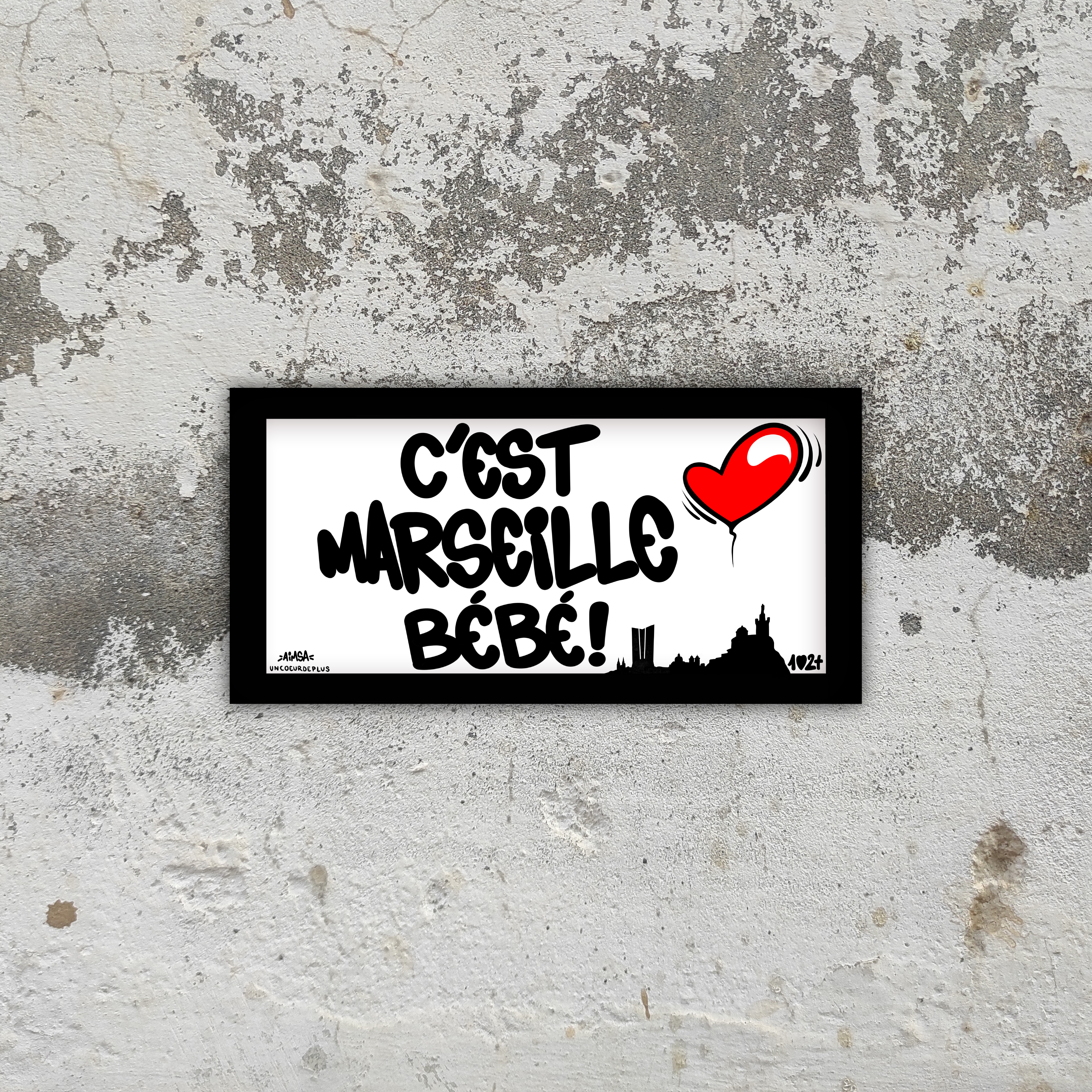 Plaques "c'est marseille bébé !"