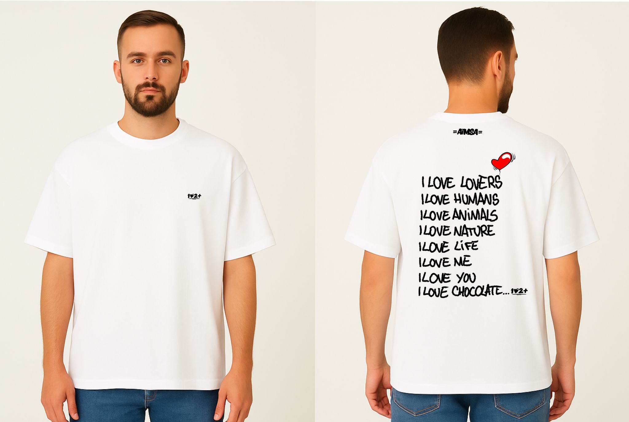T-shirt - I love - homme