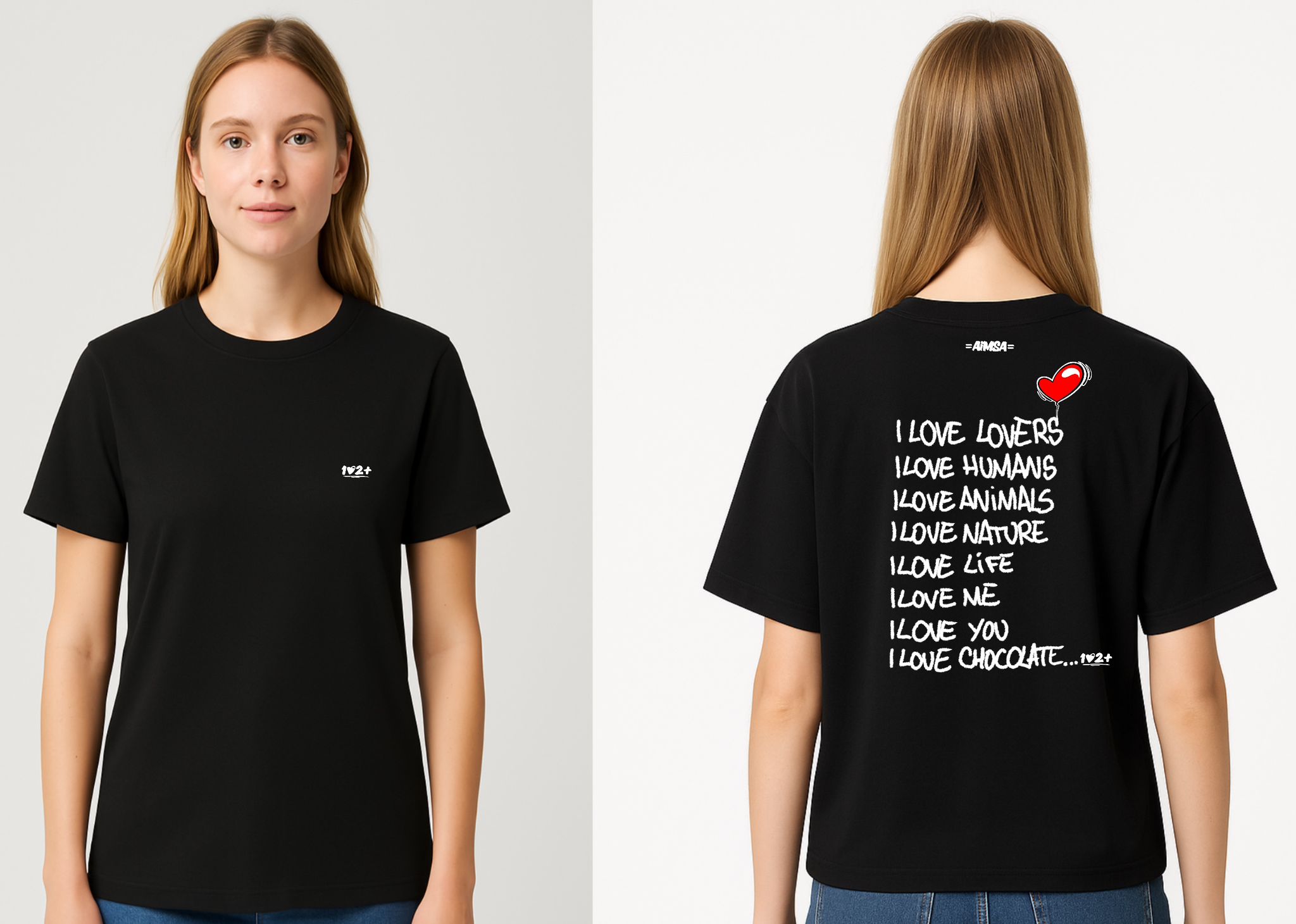 T-shirt - I love - femme