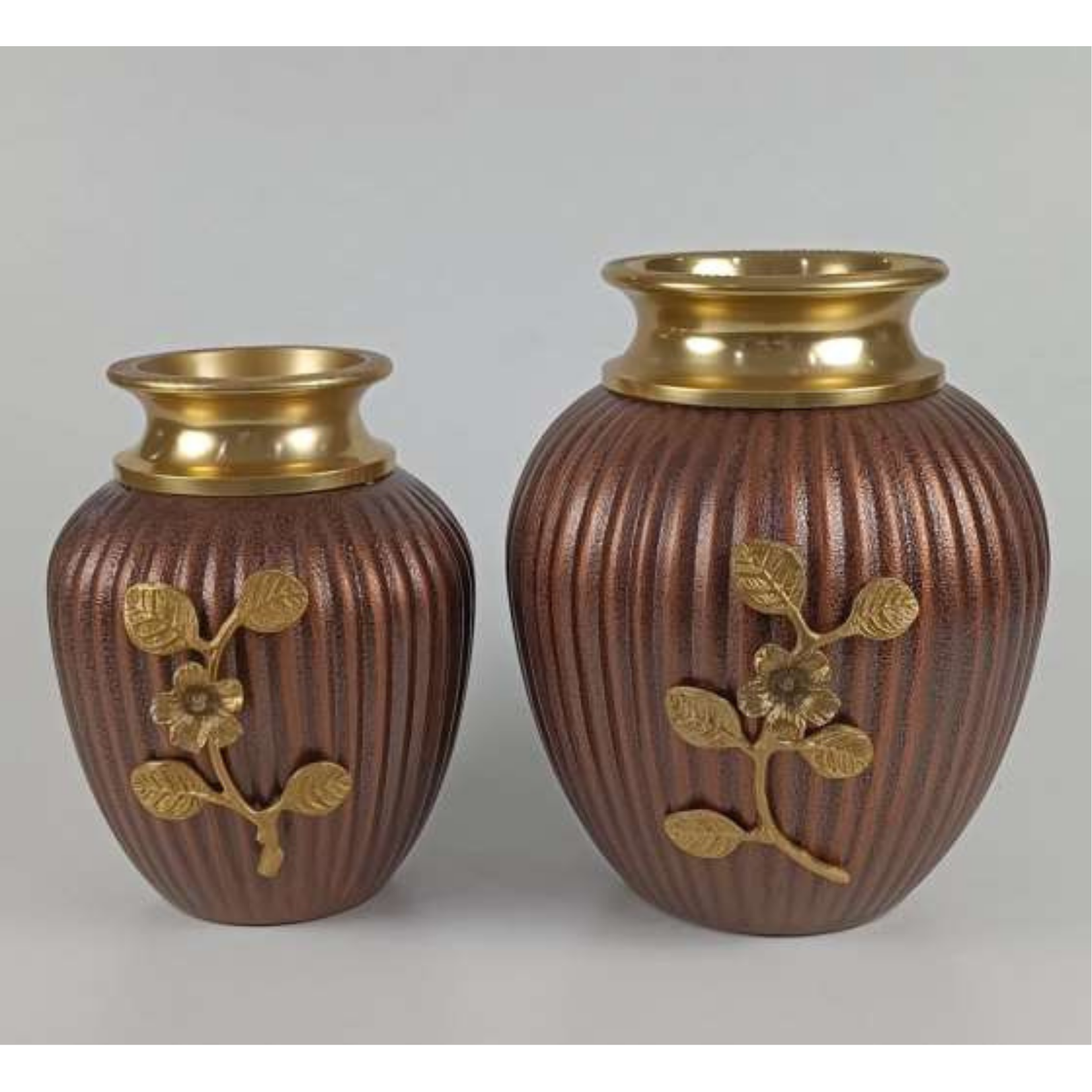 Copper Finish Vase