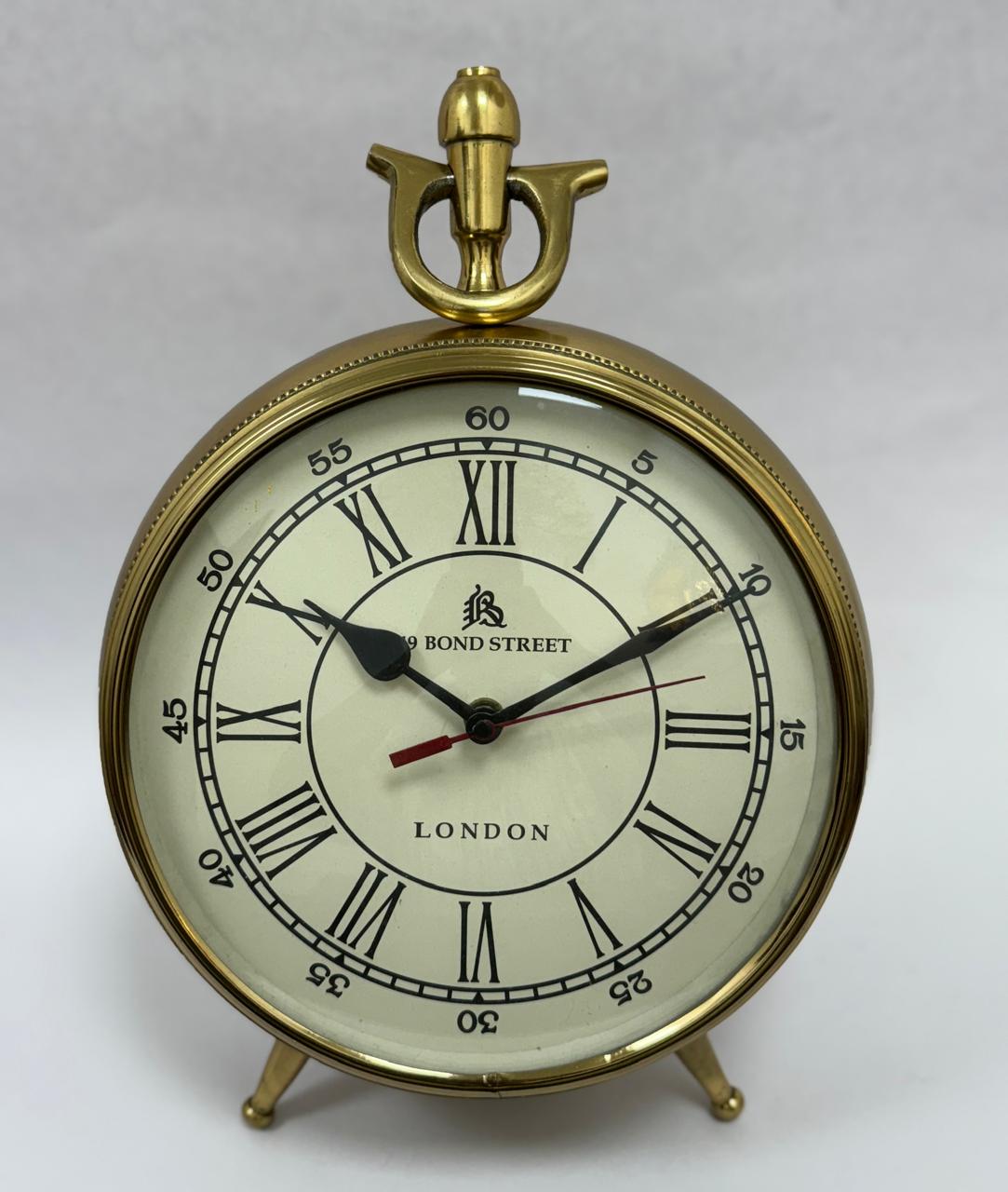 Bond Street Heritage Table Clock