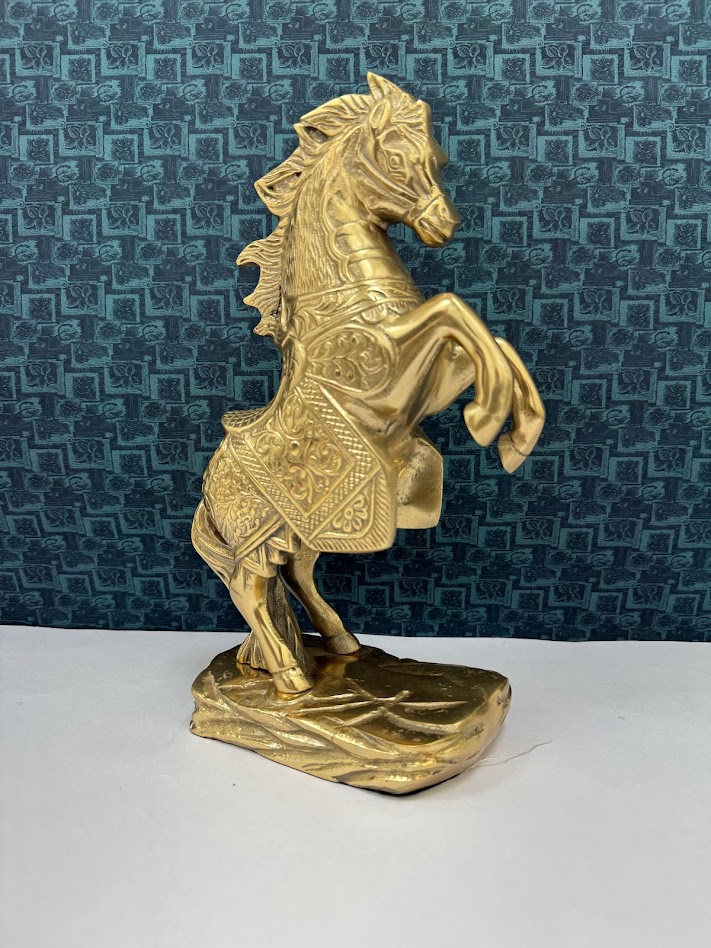 Royal Rearing Horse Sculptures