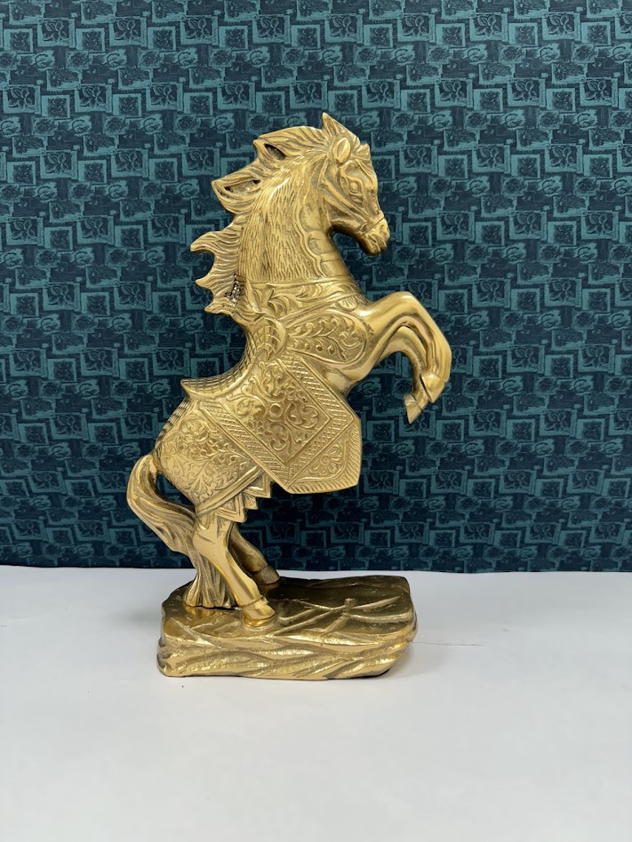 Royal Rearing Horse Sculptures
