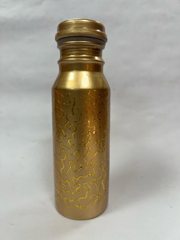 Golden Small Bottle (Lacquer Coated)