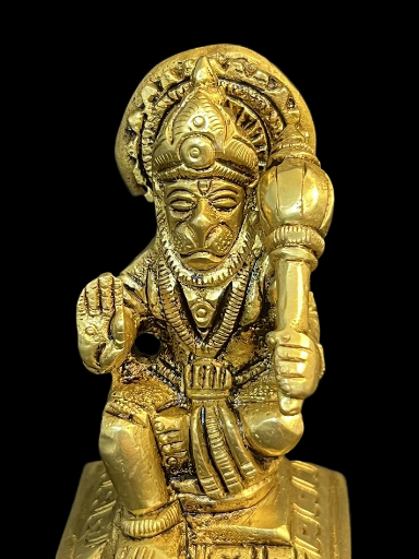 Sitting Hanuman Ashirwad Mudra (3")