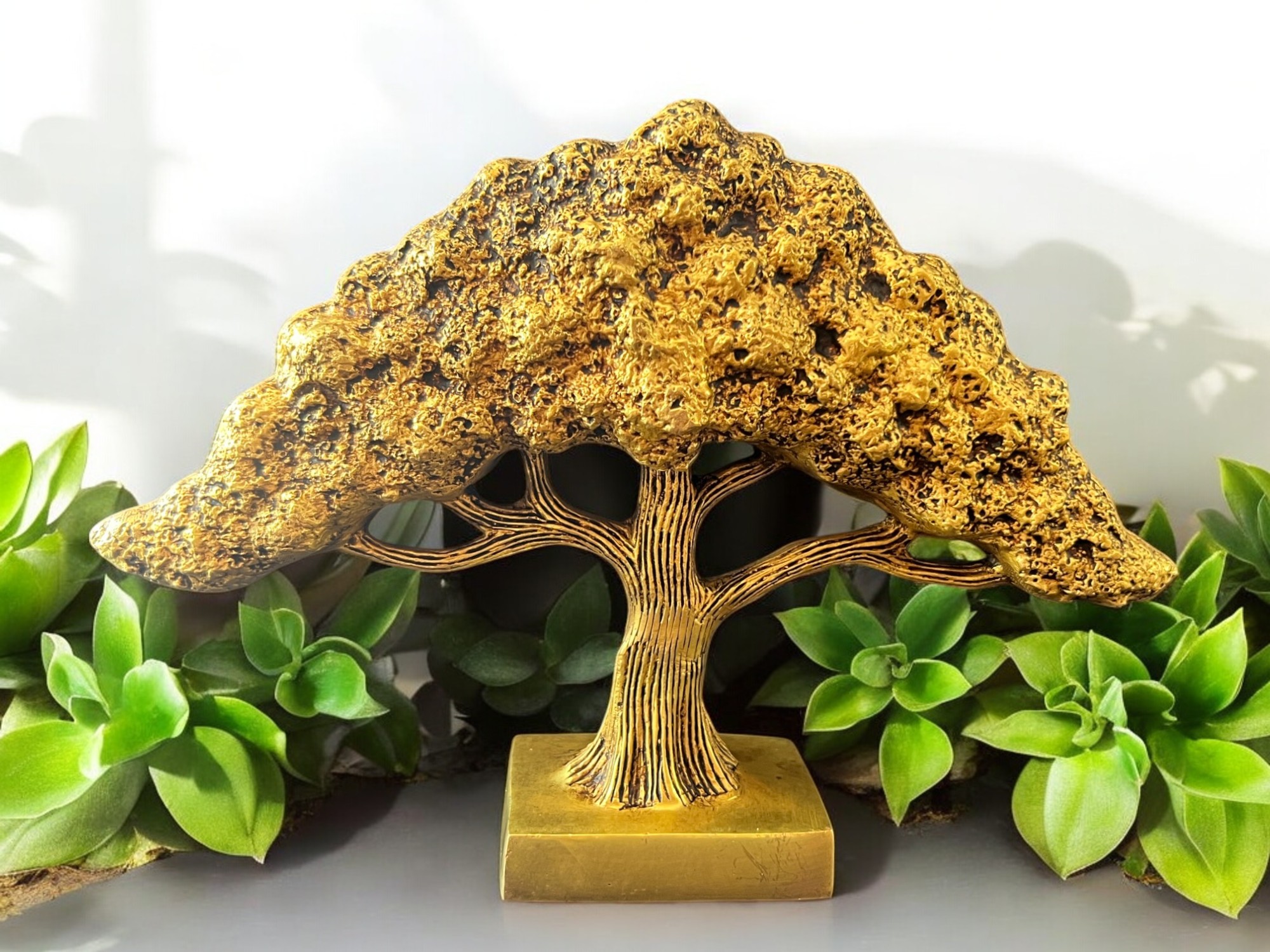 Brass Tree of Life Sculpture