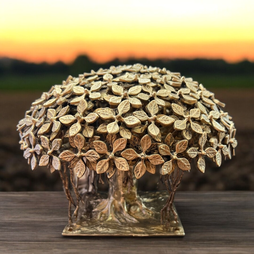 Handcrafted Brass Banyan Tree