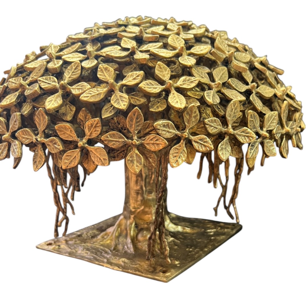 Handcrafted Brass Banyan Tree