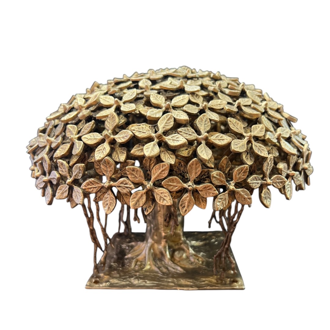 Handcrafted Brass Banyan Tree