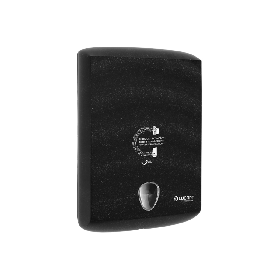 EcoNatural Fold Hand Towels Dispenser - Black