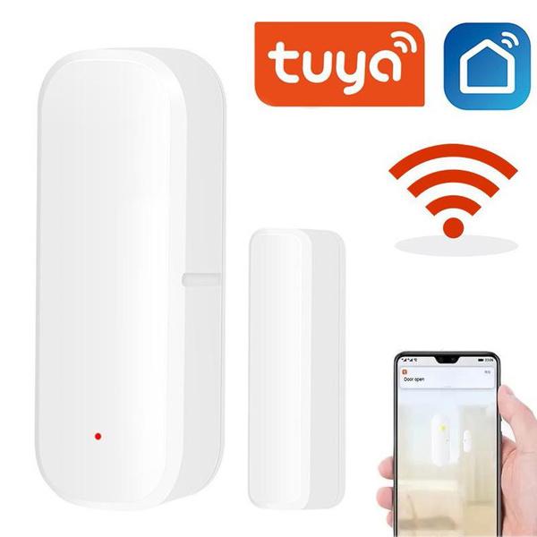 Détecteur d'Ouverture de Porte Wi-Fi avec Fonction de Contact de Fermeture