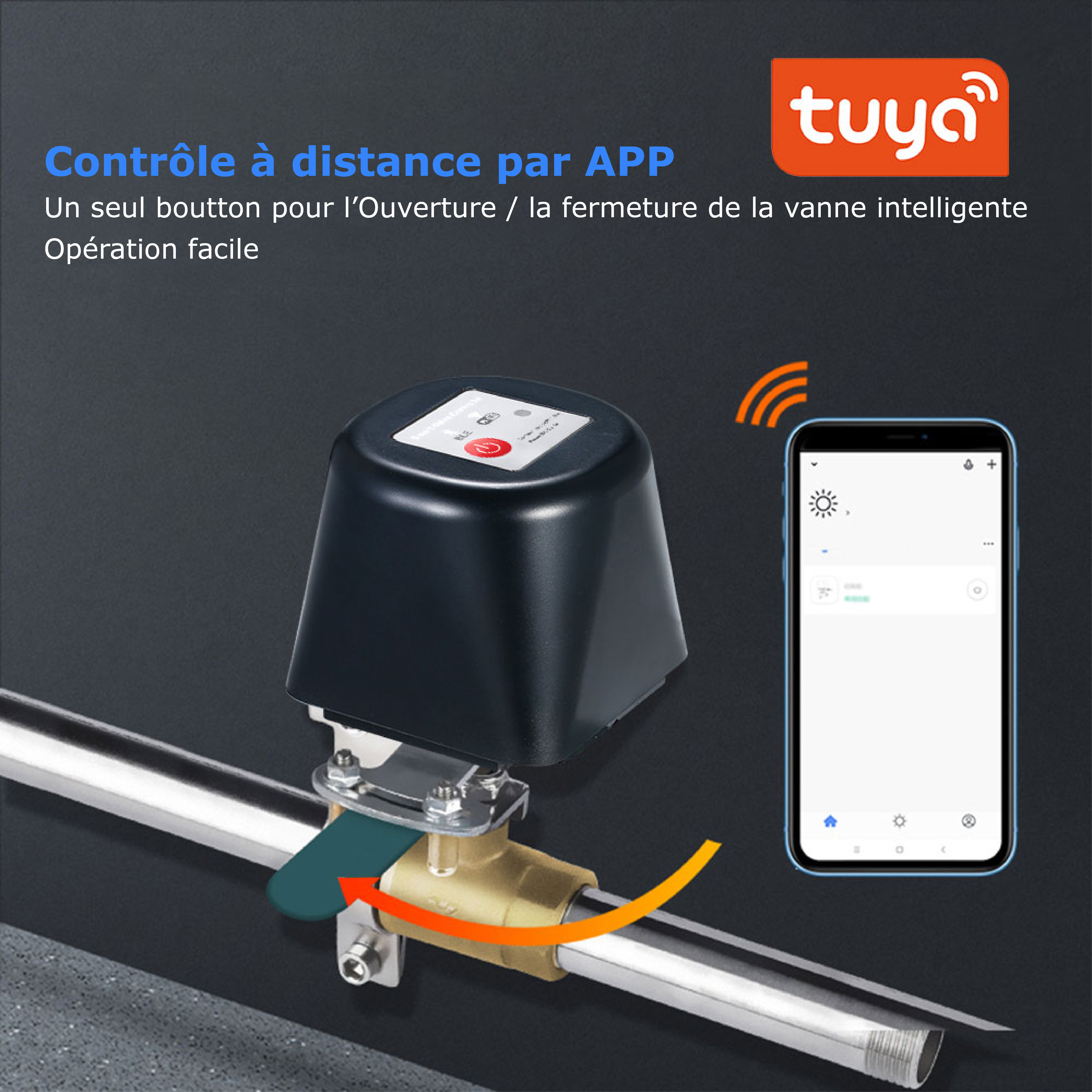 Optimisez la gestion de vos vannes avec la vanne intelligente SL-FM400 et la connectivité Wi-Fi Tuya**