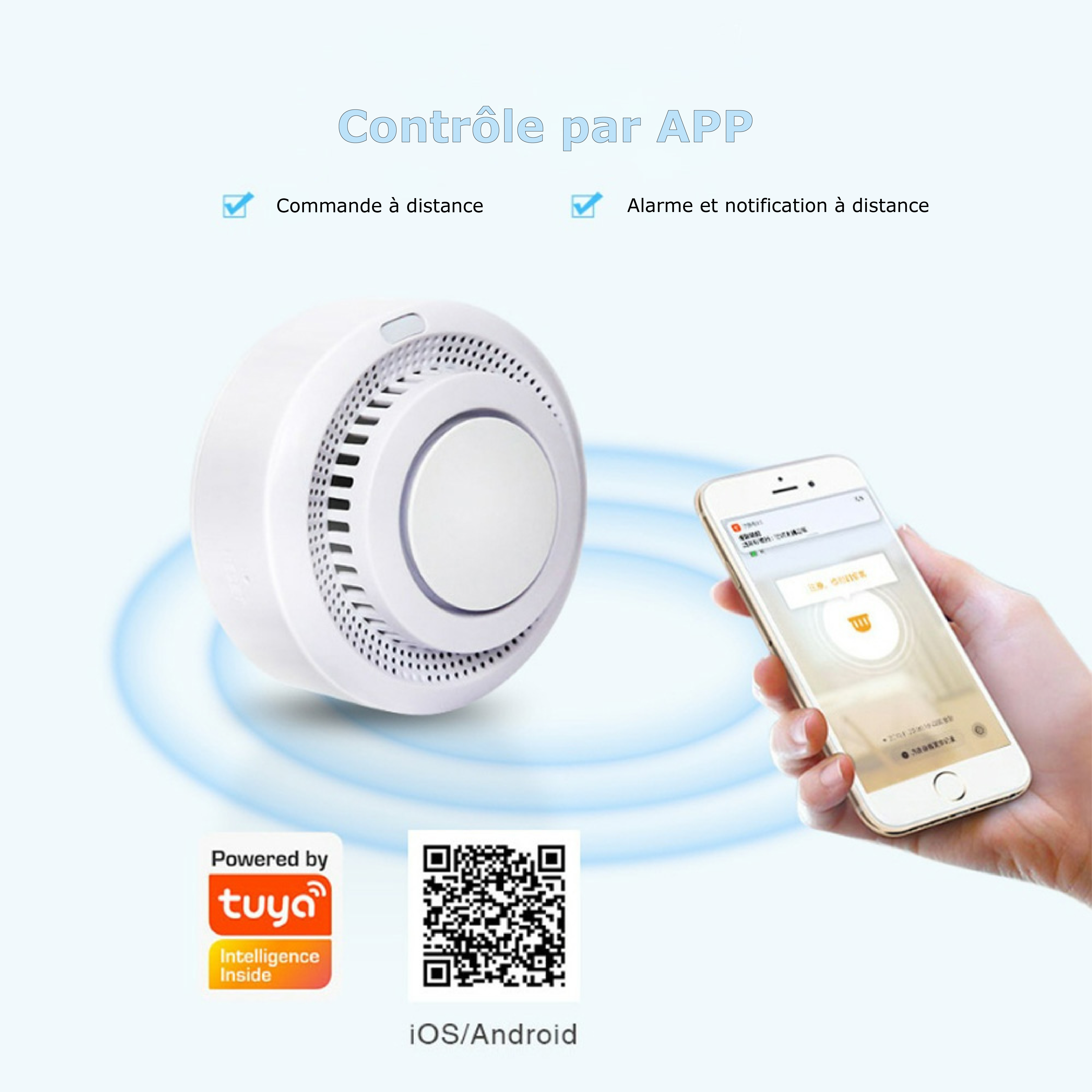  Protégez votre maison 24/7 avec le détecteur de fumée intelligent SL-YG400A et l'application Tuya