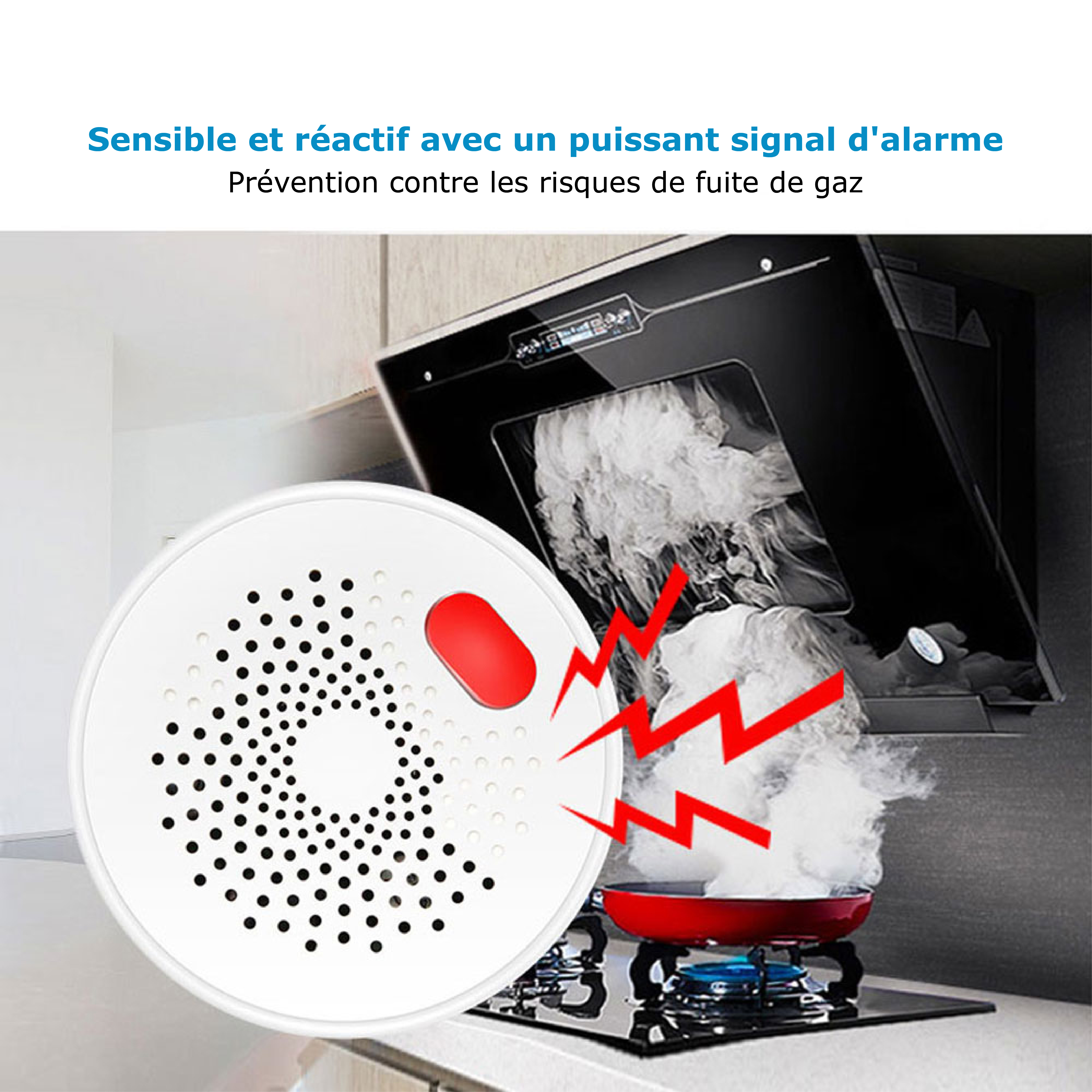 Protégez votre foyer avec le détecteur de fuite de gaz intelligent SL-RQ400A 