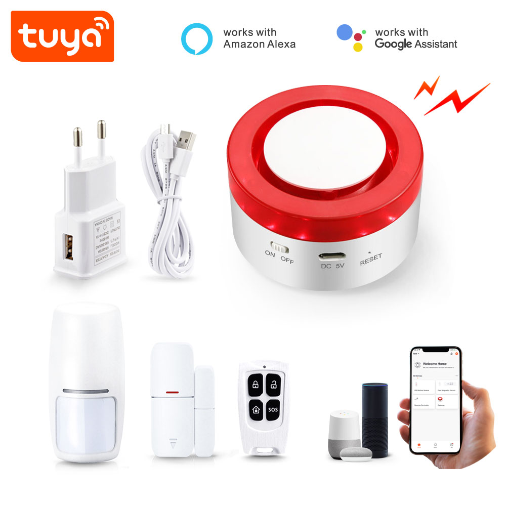 Assurez la sécurité de votre maison avec le pack alarme intelligente wifi Tuya SL-H1, votre solution tout-en-un