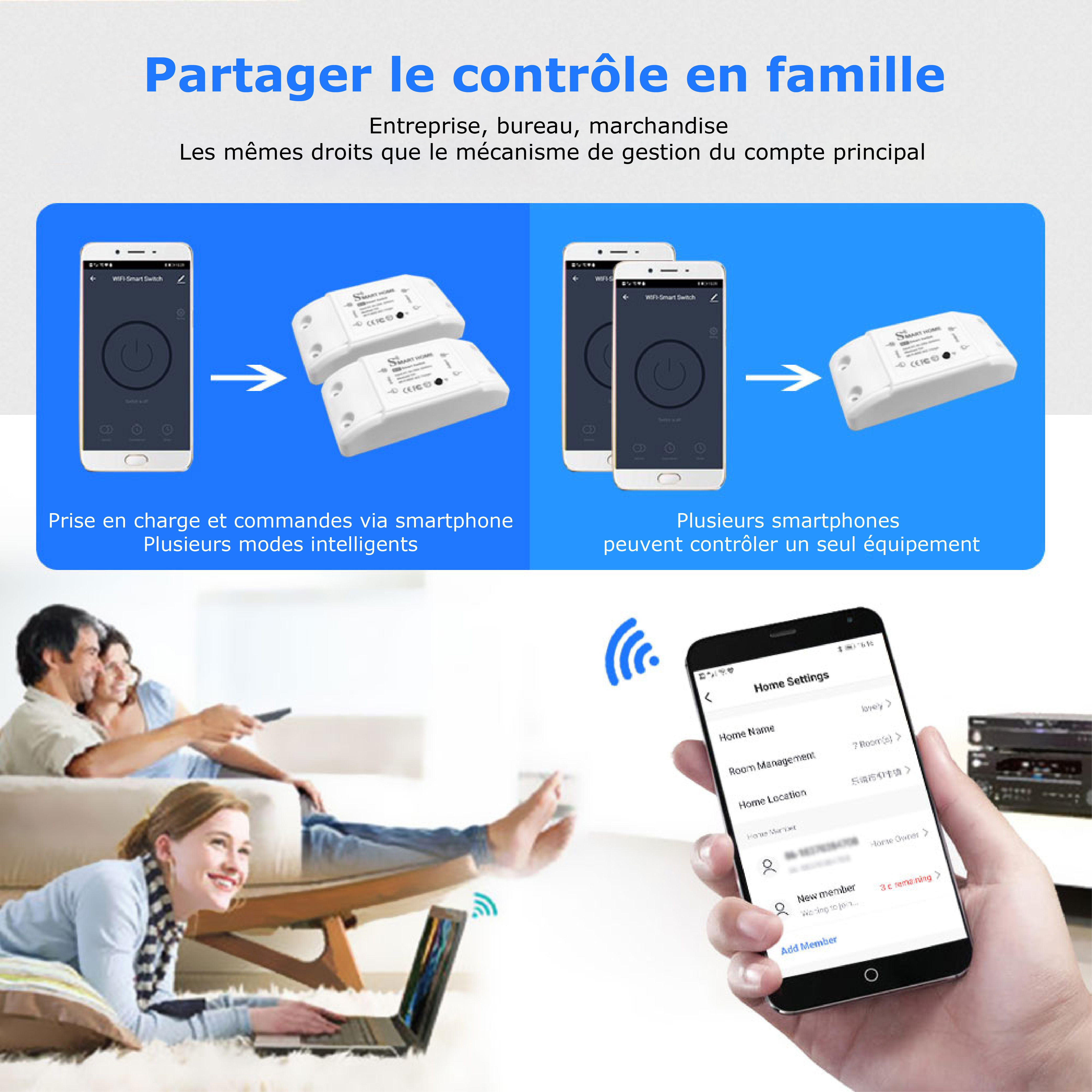 Gérez vos appareils à distance avec élégance grâce au commutateur WiFi Tuya