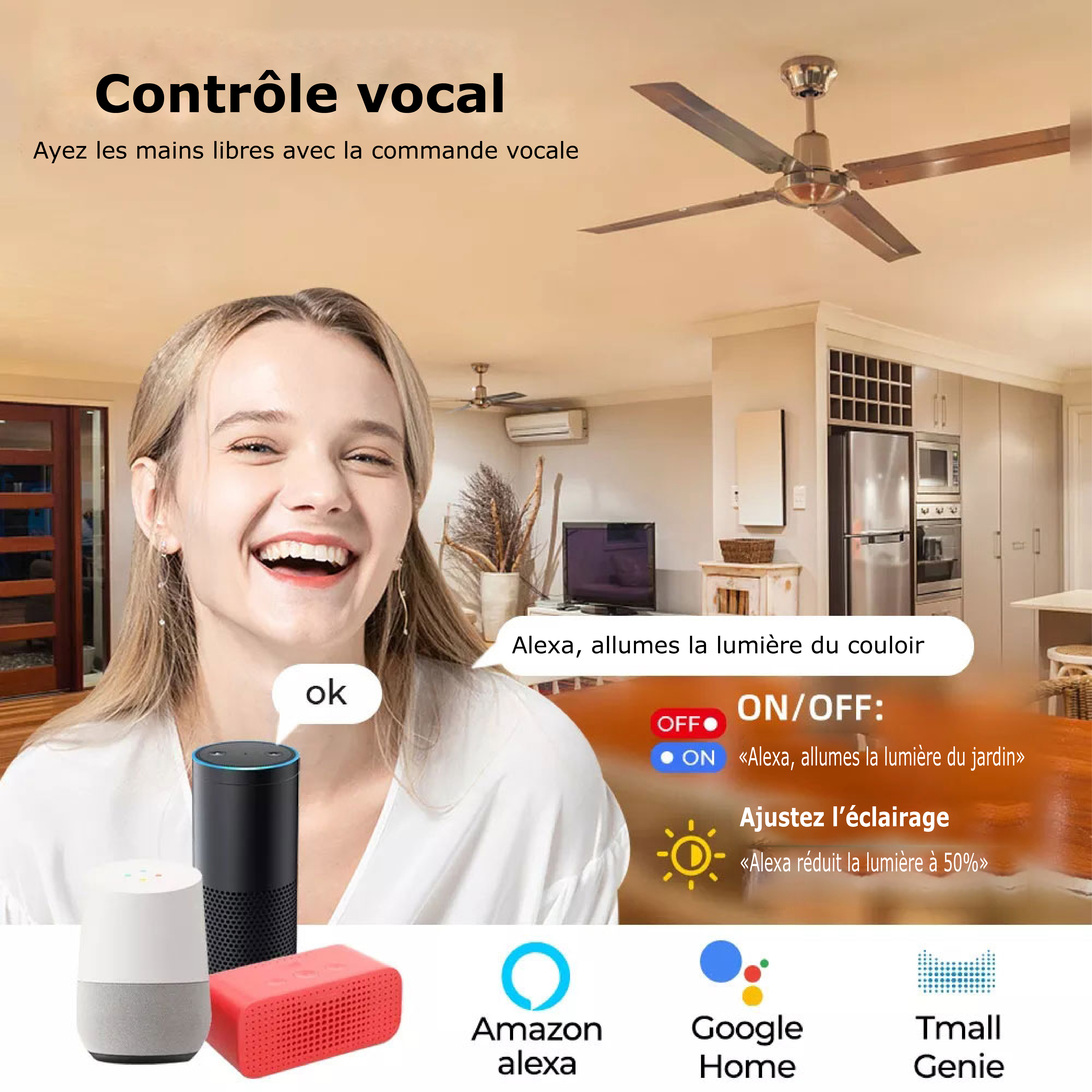 Révolutionnez votre éclairage avec l'interrupteur double WiFi intelligent SL-TMW02