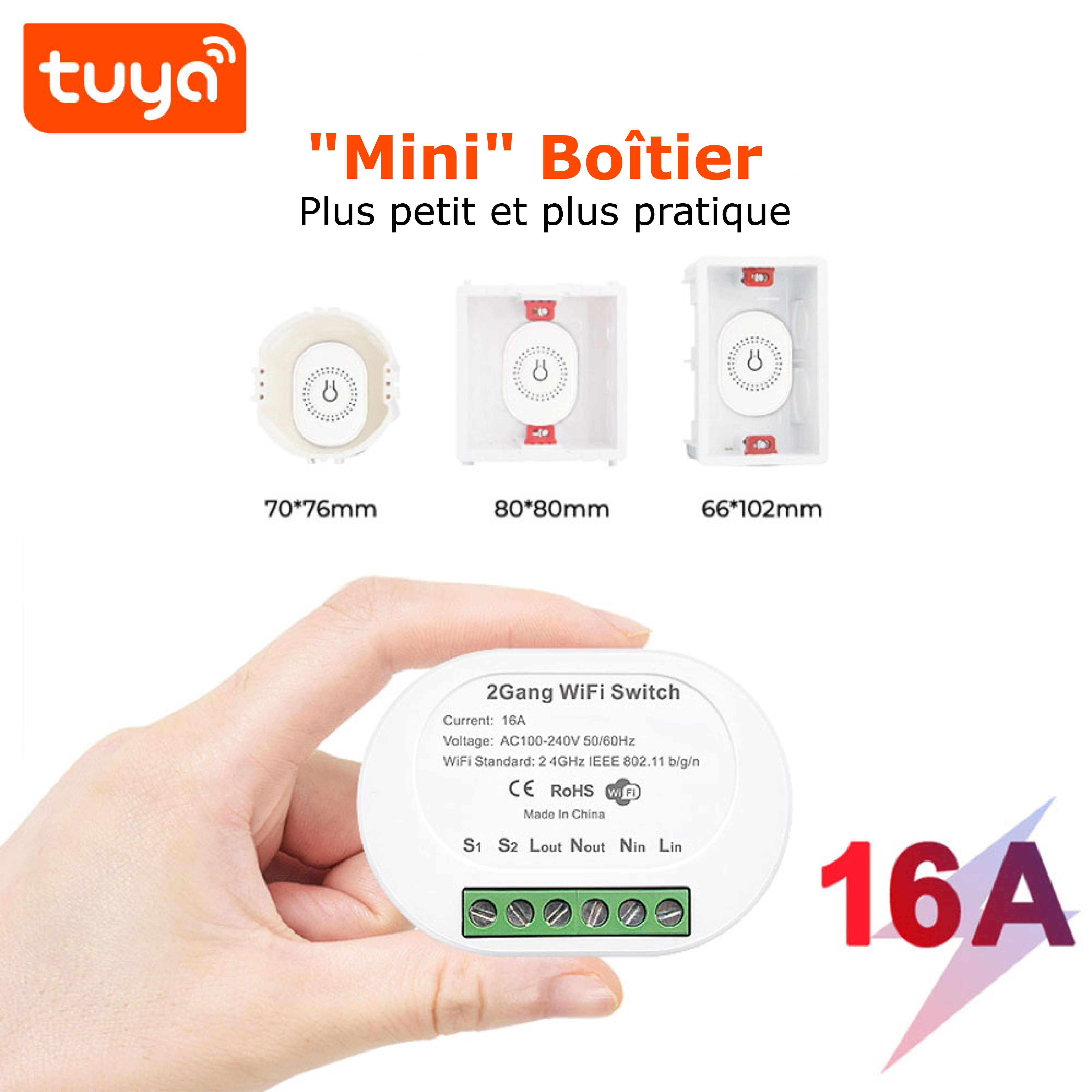 Révolutionnez votre éclairage avec l'interrupteur double WiFi intelligent SL-TMW02