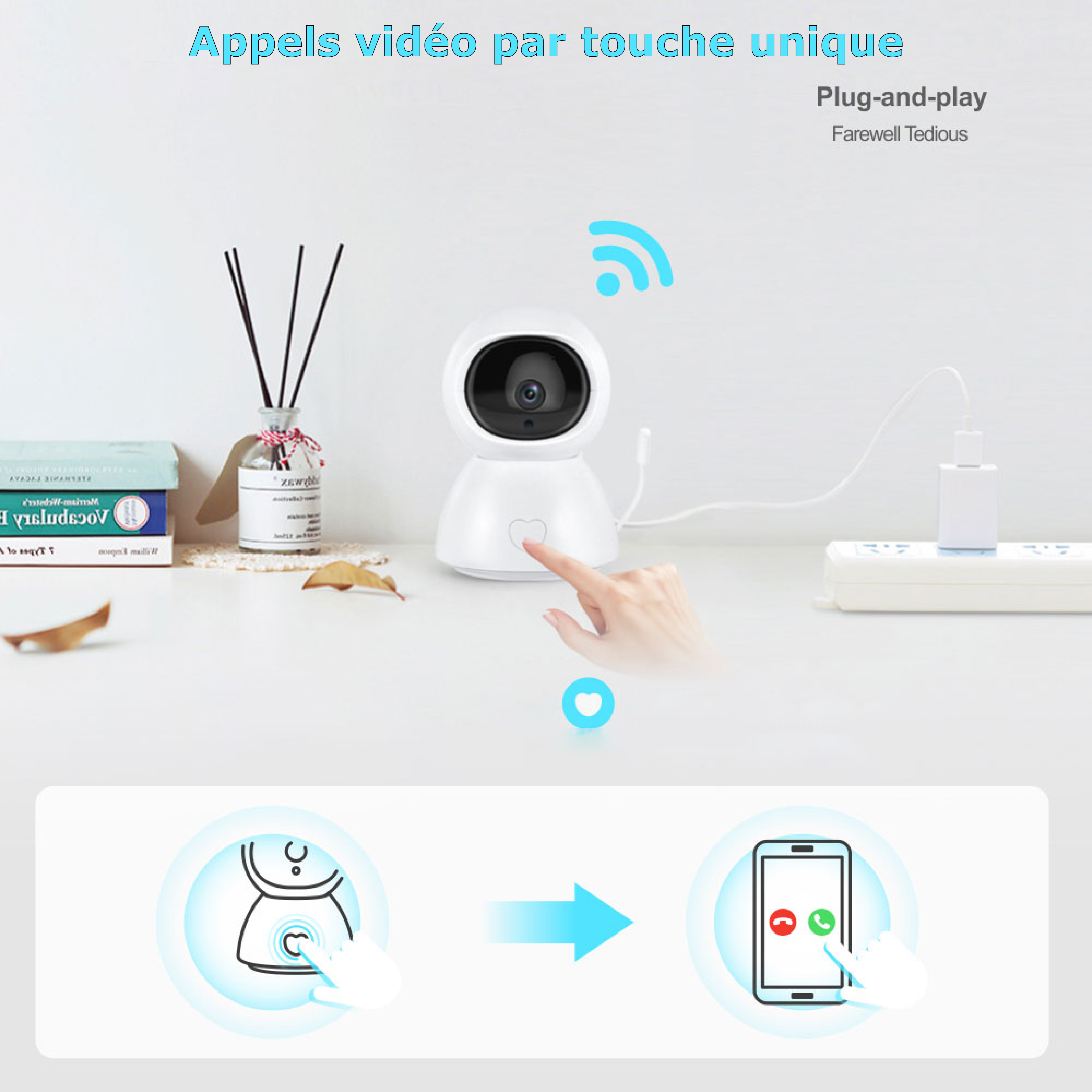 Caméra 2MP avec intelligence artificielle embarquée