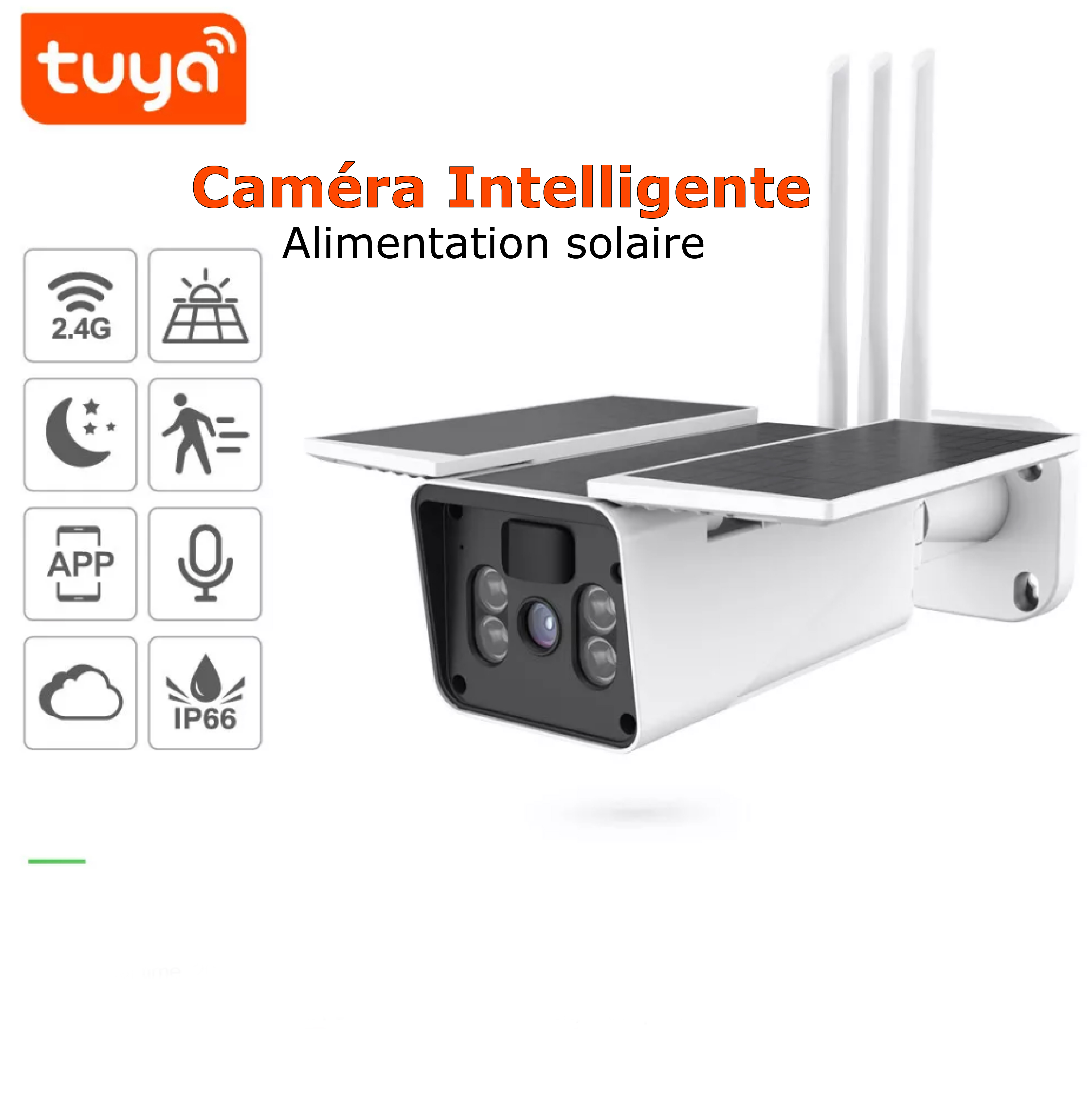 Caméra de Surveillance Solaire SL-SC2016 : Sécurité Intelligente avec Connexion Wifi et Résolution 2MP