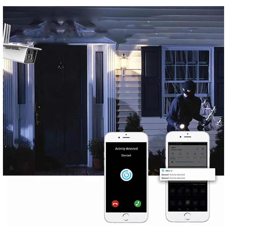 Caméra de Surveillance Solaire SL-SC2016 : Sécurité Intelligente avec Connexion Wifi et Résolution 2MP