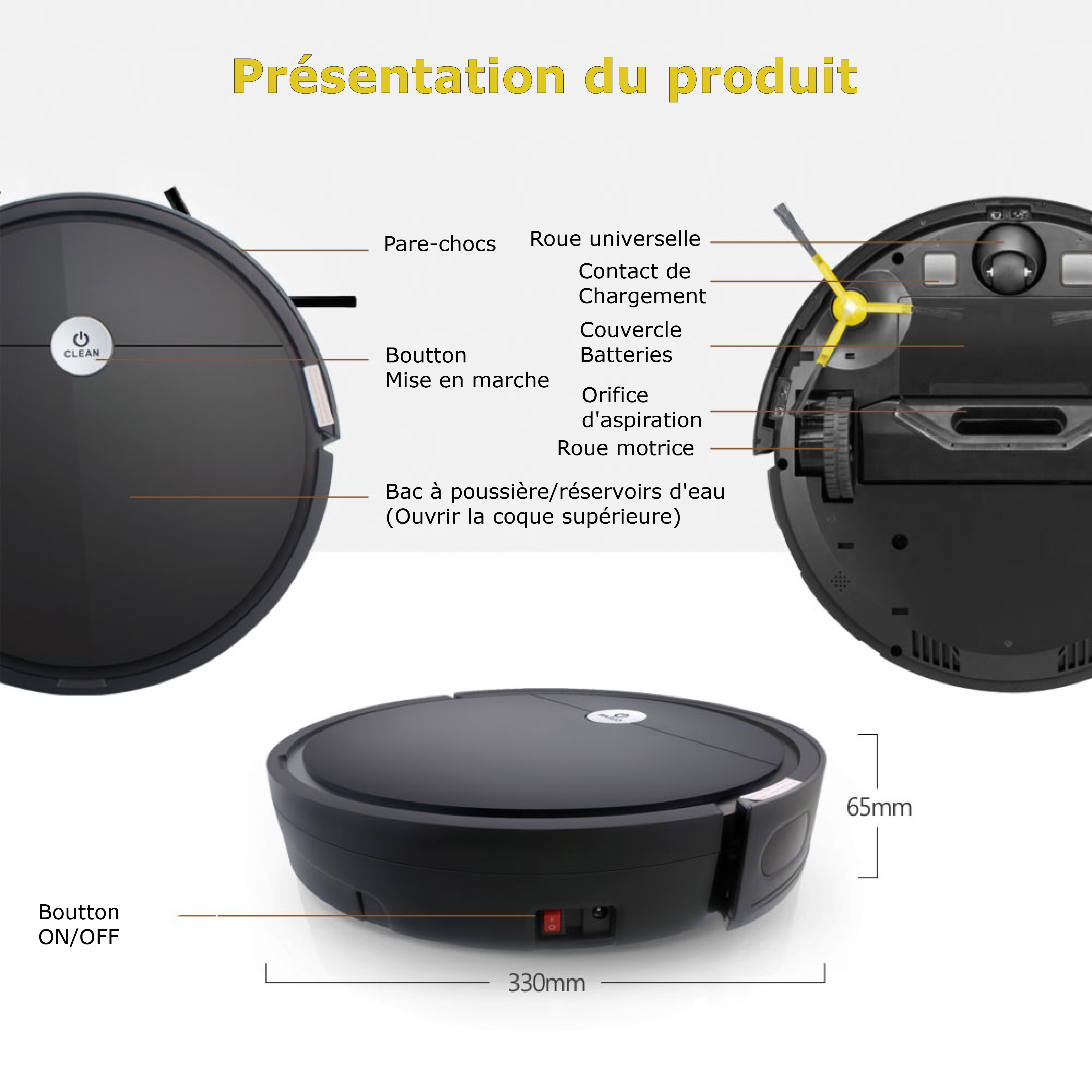 Aspirateur Robot SL-M1 : Votre Solution Intelligente pour un Nettoyage Efficace et Sans Effort