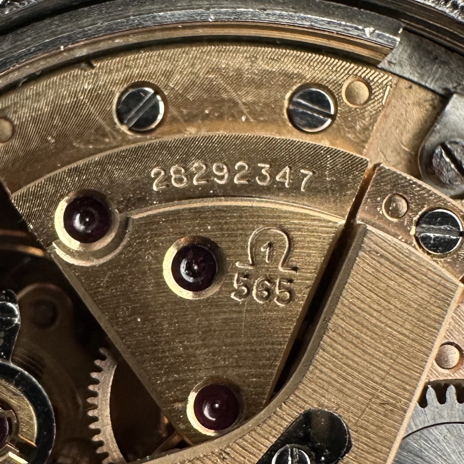 Vintage Omega Genève Admiralty Anchor Black Dial 166.038 - 35mm - 1969