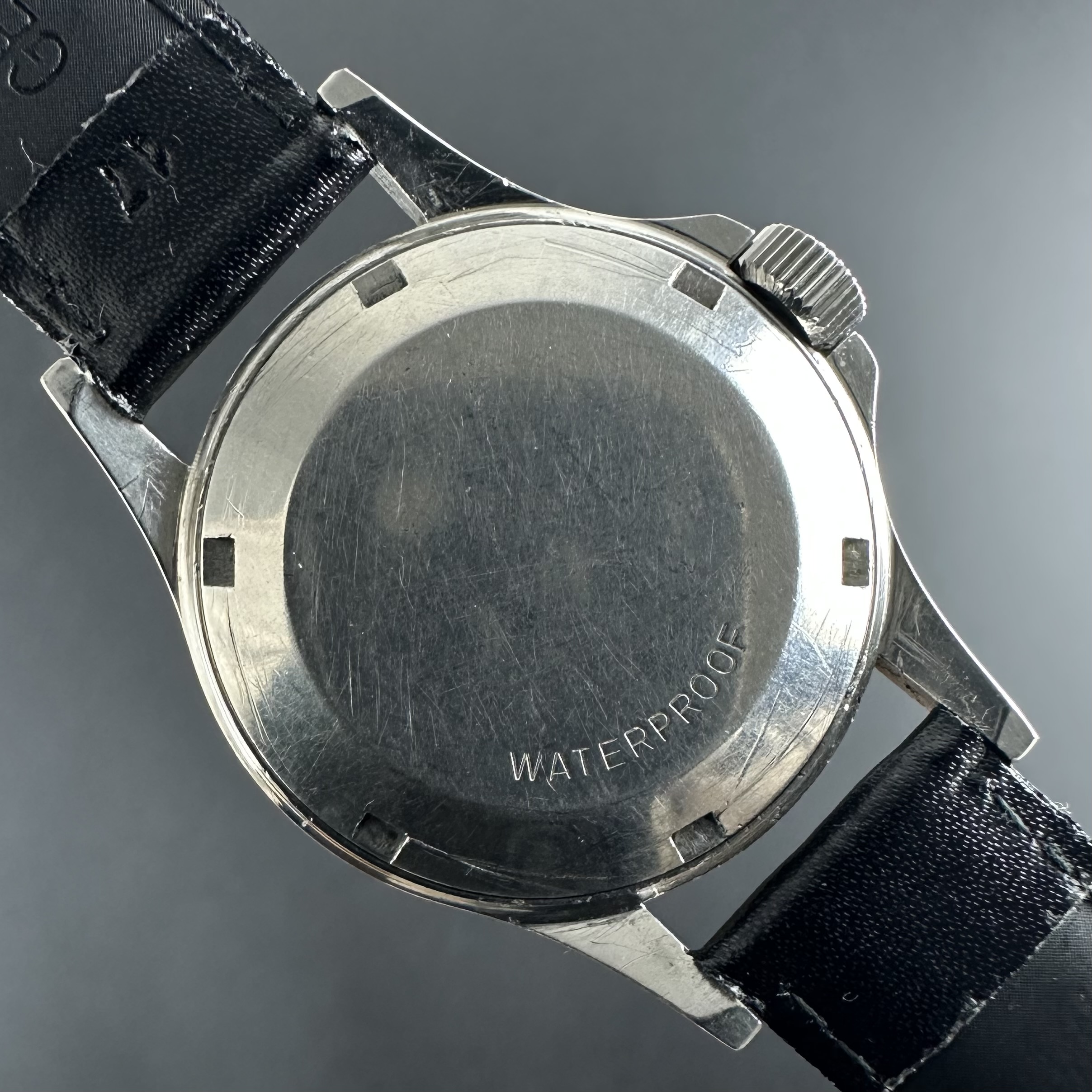 Vintage Omega Genève Admiralty Anchor Black Dial 166.038 - 35mm - 1969